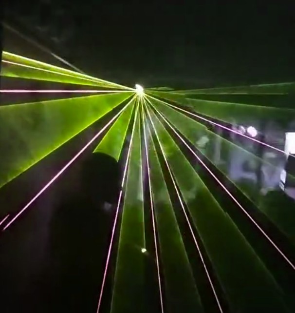 TechSon Entertainment - laserlichten close-up